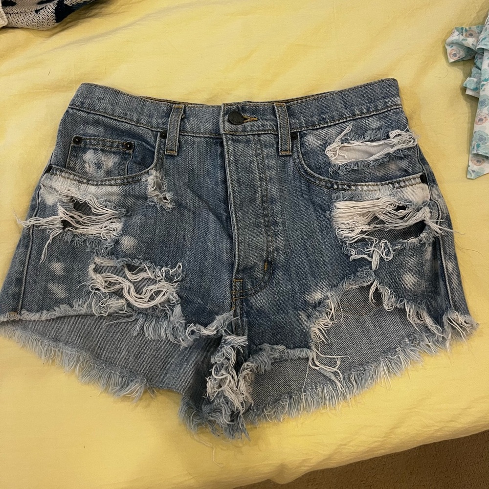 Carmar denim jean shorts